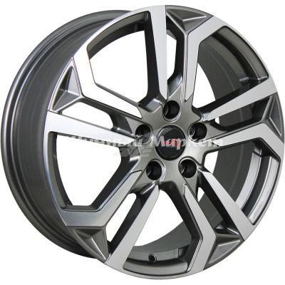 ДискLegeArtis Lr72 7JxR17 PCD5x108 ET45 DIA63.3, насыщенный темно-серый полностью полированный