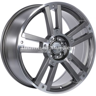 ДискLegeArtis Mr81 8.5JxR20 PCD5x112 ET56 DIA66.6, насыщенный темно-серый полностью полированный