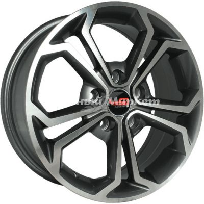 ДискLegeArtis Opl10 6.5JxR15 PCD5x105 ET39 DIA56.6, насыщенный темно-серый полностью полированный