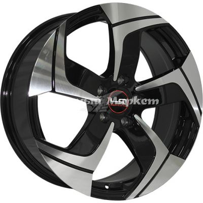 ДискLegeArtis Sb29 7.5JxR18 PCD5x114.3 ET55 DIA56.1, черный полностью полированный