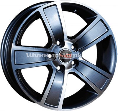 ДискLegeArtis Sk17 6JxR15 PCD5x100 ET38 DIA57.1, насыщенный темно-серый полностью полированный