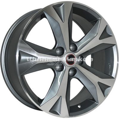 ДискLegeArtis Ty214 7.5JxR18 PCD5x114.3 ET30 DIA60.1, насыщенный темно-серый полностью полированный