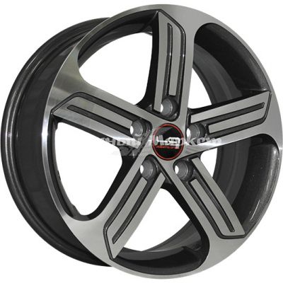 ДискLegeArtis Vv177 6.5JxR16 PCD5x112 ET33 DIA57.1, насыщенный темно-серый полностью полированный