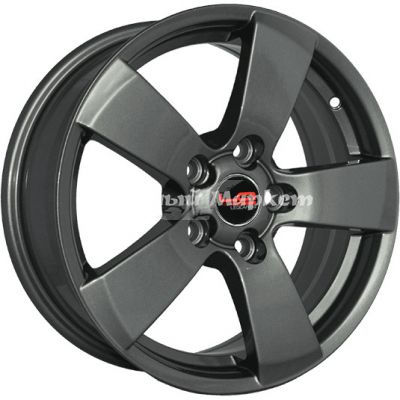 ДискLegeArtis Vv72 6JxR15 PCD5x112 ET43 DIA57.1, насыщенный темно-серый