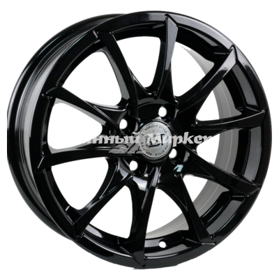 ДискX-trike R035 6JxR15 PCD4x100 ET48 DIA54.1, черный глянцевый