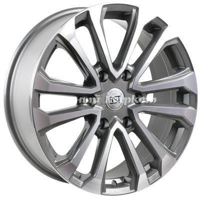 ДискX-trike R058 (Fortuner) 7.5JxR18 PCD6x139.7 ET30 DIA106.1, темно-серый с проточкой по лицевой части