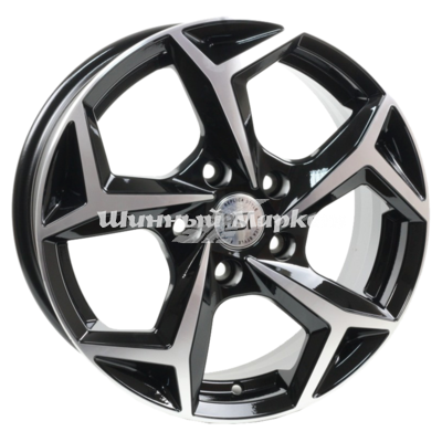 ДискX-trike R066 6.5JxR16 PCD5x114.3 ET46 DIA67.1, черный бриллиант