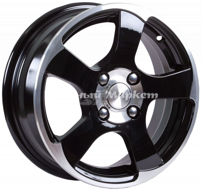 ДискСкад Акула 6JxR16 PCD5x100 ET45 DIA60.1, темно-серый