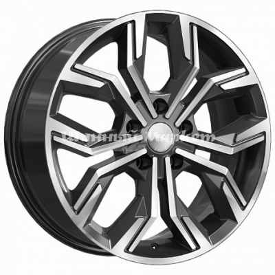 ДискСкад Амиата 7JxR17 PCD5x114.3 ET45 DIA60.1, темно-серый