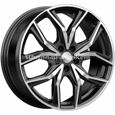 ДискСкад Арика 8JxR19 PCD5x114.3 ET35 DIA60.1, черный с полированной лицевой стороной