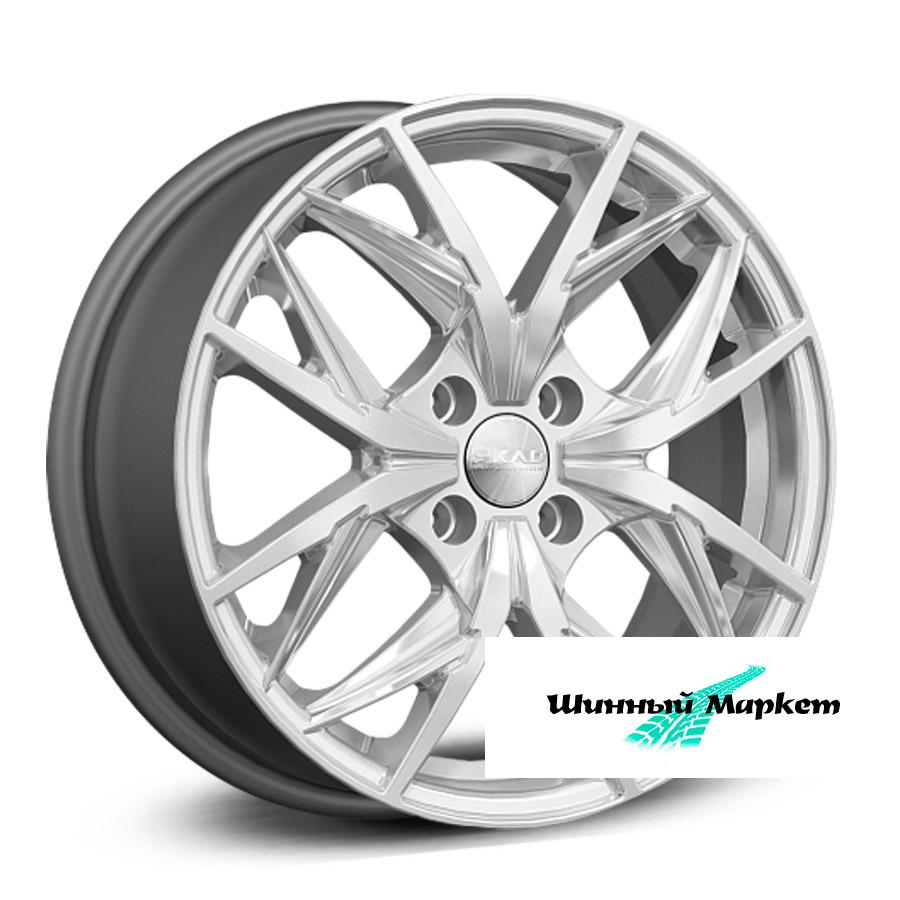 ДискСкад Асти 6.5JxR16 PCD4x100 ET50 DIA60.1, насыщенный серебристый