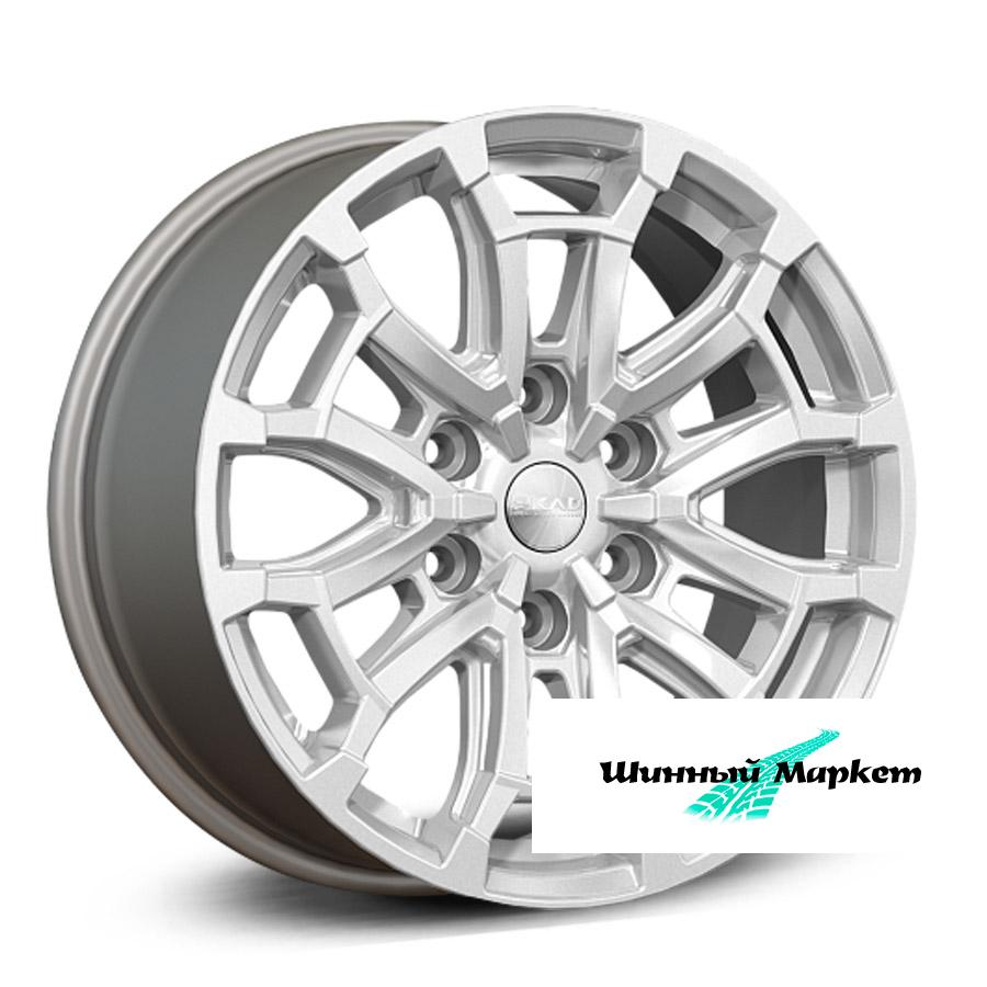 ДискСкад Авилис 8JxR18 PCD6x114.3 ET46 DIA67.1, насыщенный серебристый