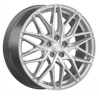 ДискСкад Азимут 7JxR17 PCD5x105 ET38 DIA56.6, серебристый с металлическим отливом