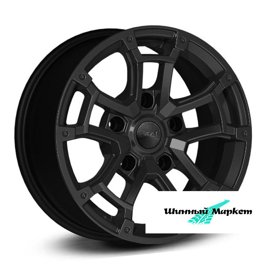 ДискСкад Барахас 7JxR16 PCD5x139.7 ET15 DIA98.5, черный матовый