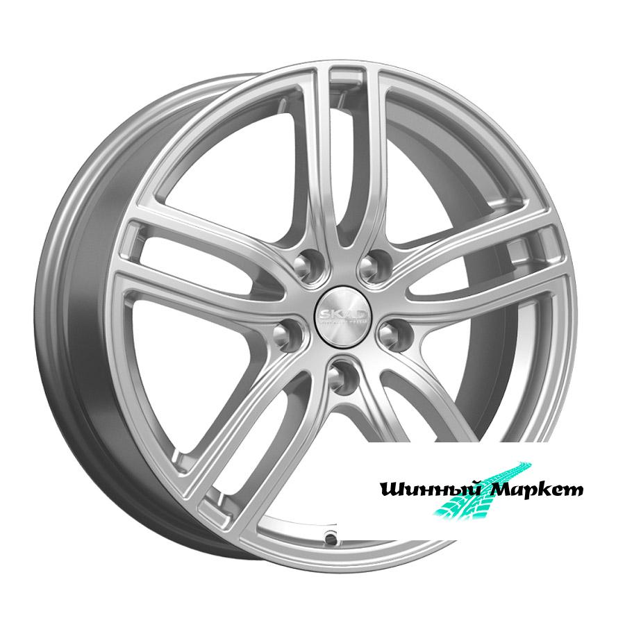 ДискСкад Брайтон 7JxR17 PCD5x114.3 ET47 DIA67.1, насыщенный серебристый