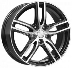 ДискСкад Брайтон 7JxR17 PCD5x112 ET40 DIA57.1, черный бриллиант