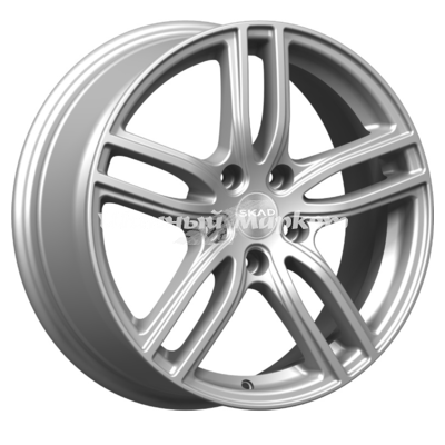 ДискСкад Брайтон 7JxR17 PCD5x114.3 ET40 DIA66.1, серебристый с металлическим отливом