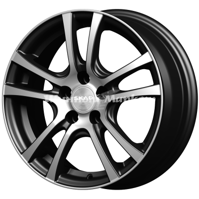 ДискСкад Дели 6JxR15 PCD4x100 ET40 DIA60.1, темно-серый