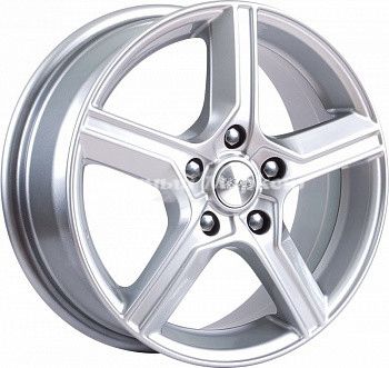 ДискСкад драйв 6.5JxR17 PCD5x112 ET39 DIA66.6, серебристый с металлическим отливом