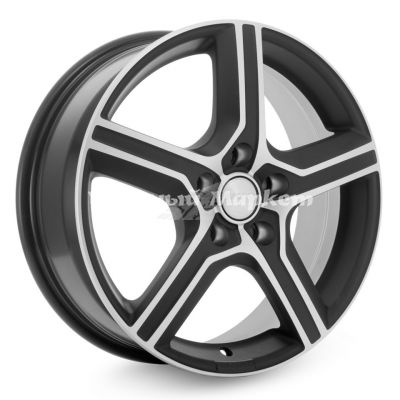 ДискСкад драйв 6.5JxR16 PCD5x112 ET50 DIA57.1, темно-серый с полировкой