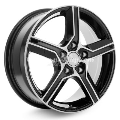 ДискСкад драйв 6.5JxR16 PCD5x114.3 ET50 DIA66.1, черный с полированной лицевой стороной