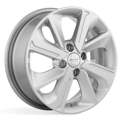 ДискСкад Hyundai (KL-319) 6JxR15 PCD4x100 ET46 DIA54.1, серебристый с металлическим отливом