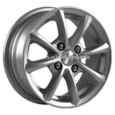 ДискСкад Каллисто 6JxR14 PCD4x114.3 ET38 DIA67.1, Серый тёмный