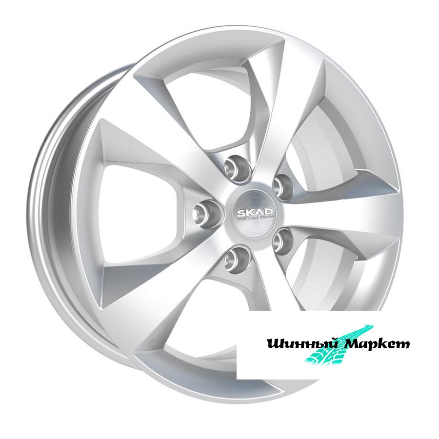 ДискСкад Кёльн 7JxR16 PCD5x114.3 ET40 DIA67.1, насыщенный серебристый