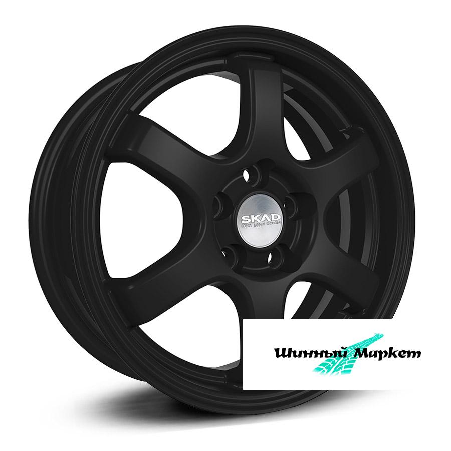 ДискСкад Киото 6JxR15 PCD5x100 ET38 DIA57.1, черный матовый