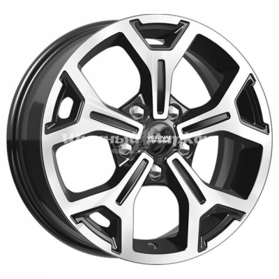 ДискСкад Kl-318 6.5JxR16 PCD5x114.3 ET50 DIA67.1, темно-серый