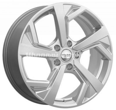 ДискСкад KL-328 7JxR18 PCD5x112 ET43 DIA57.1, серебристый с металлическим отливом