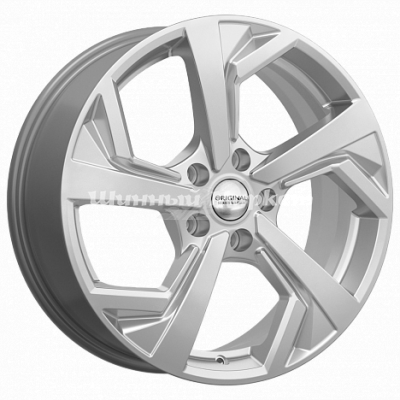 ДискСкад KL-328 7JxR18 PCD5x114.3 ET46 DIA67.1, серебристый с металлическим отливом