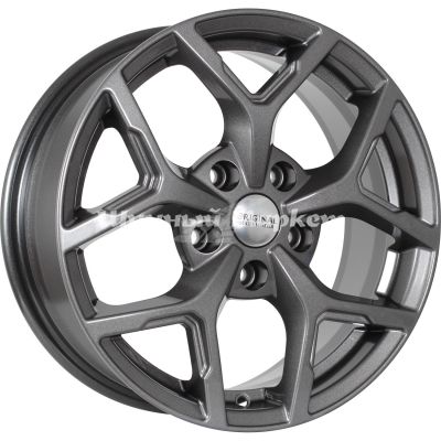 ДискСкад KL-368 6.5JxR16 PCD5x114.3 ET40 DIA60.1, Серый тёмный