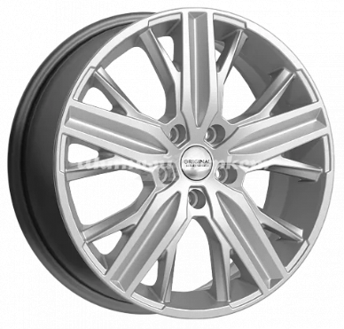 ДискСкад KL-375 6.5JxR18 PCD5x108 ET52 DIA60.1, серебристый с металлическим отливом