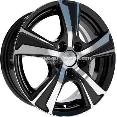 ДискСкад Крит 5.5JxR14 PCD5x100 ET38 DIA57.1, темно-серый