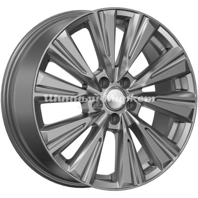 ДискСкад Линней 7.5JxR18 PCD5x108 ET45 DIA67.1, Серый тёмный