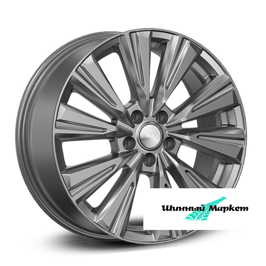 ДискСкад Линней 7.5JxR18 PCD5x108 ET45 DIA67.1, Графитовый