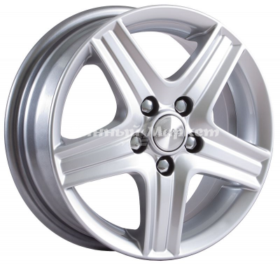 ДискСкад Магнум 5.5JxR14 PCD4x100 ET38 DIA67.1, серебристый с металлическим отливом