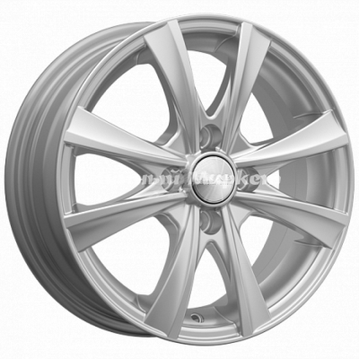 ДискСкад Мальта 6JxR15 PCD4x100 ET45 DIA60.1, серебристый