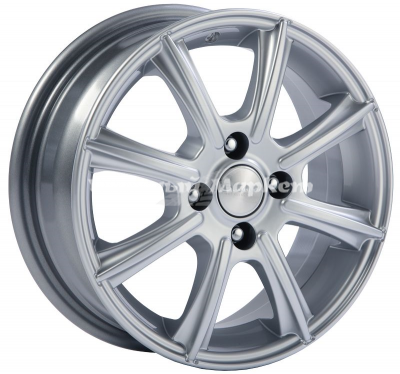 ДискСкад Монако 5.5JxR14 PCD4x100 ET38 DIA67.1, серебристый с металлическим отливом