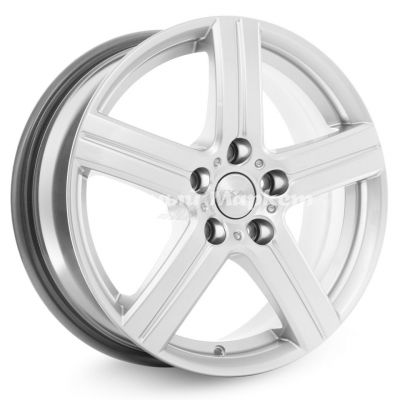 ДискСкад Монолит 6.5JxR16 PCD5x100 ET48 DIA56.1, серебристый с металлическим отливом