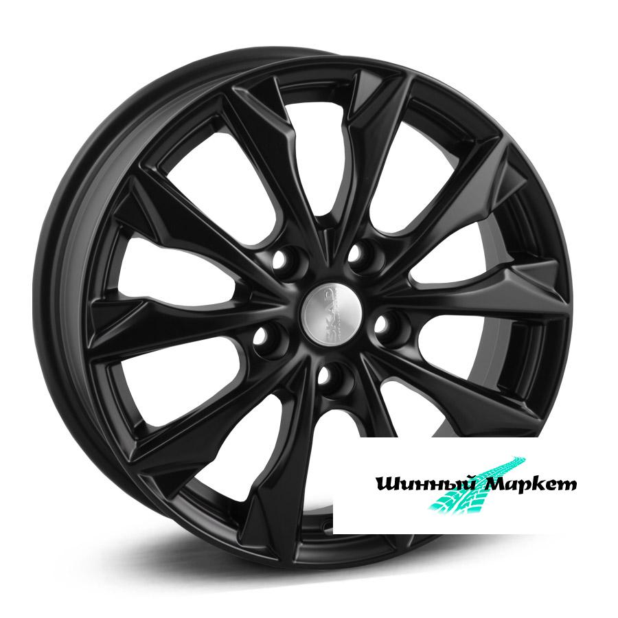 ДискСкад Нагоя 6JxR16 PCD4x100 ET45 DIA60.1, черный матовый