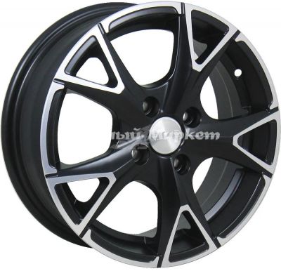 ДискСкад орлан 5.5JxR14 PCD4x100 ET45 DIA67.1, черный с полированной лицевой стороной