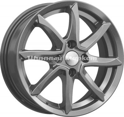 ДискСкад Осака 6JxR15 PCD4x100 ET37 DIA60.1, Серый тёмный