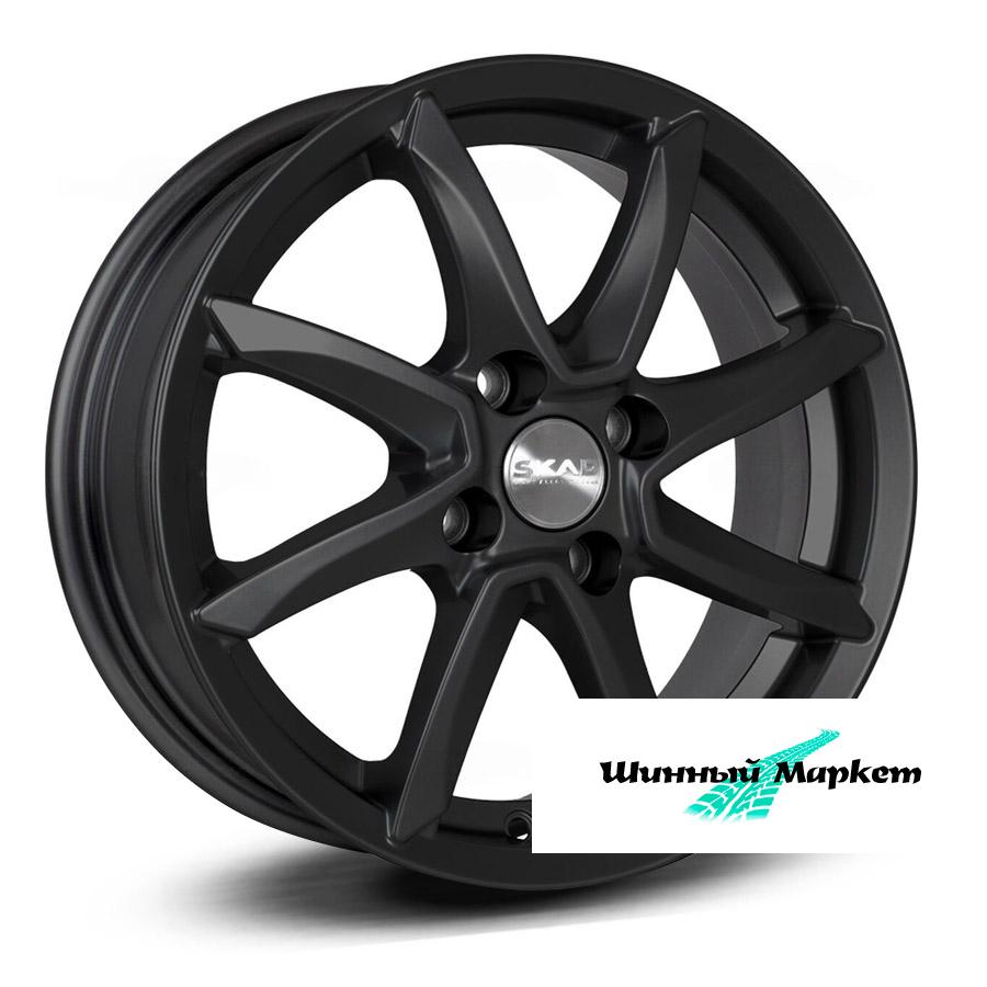 ДискСкад Осака 6JxR15 PCD4x100 ET50 DIA60.1, черный матовый