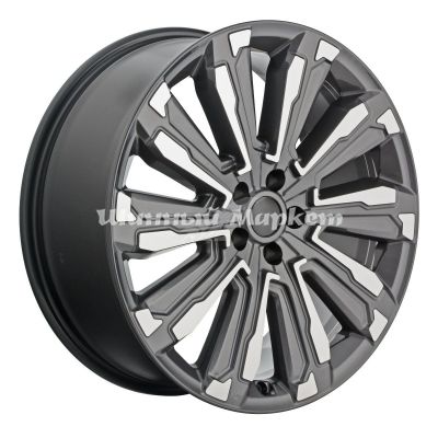 ДискСкад Humber 8JxR20 PCD5x114.3 ET35 DIA60.1, Серый тёмный с полированной лицевой частью