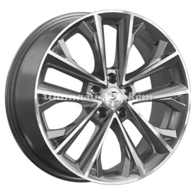 ДискСкад Premium КР012 (18_EXEED TXL) 7JxR18 PCD5x108 ET36 DIA65.1, Серый тёмный с полированной лицевой частью