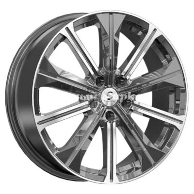 ДискСкад Premium КР013 (19_EXEED TXL) 7JxR19 PCD5x108 ET36 DIA65.1, Серый тёмный с полированной лицевой частью