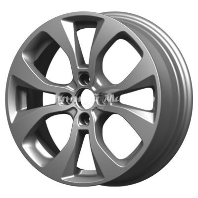 ДискСкад Renault Logan (KL-296) 6JxR16 PCD4x100 ET40 DIA60.1, серебристый с металлическим отливом