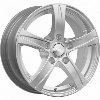 ДискСкад Sakura 6.5JxR15 PCD5x100 ET43 DIA57.1, серебристый с металлическим отливом